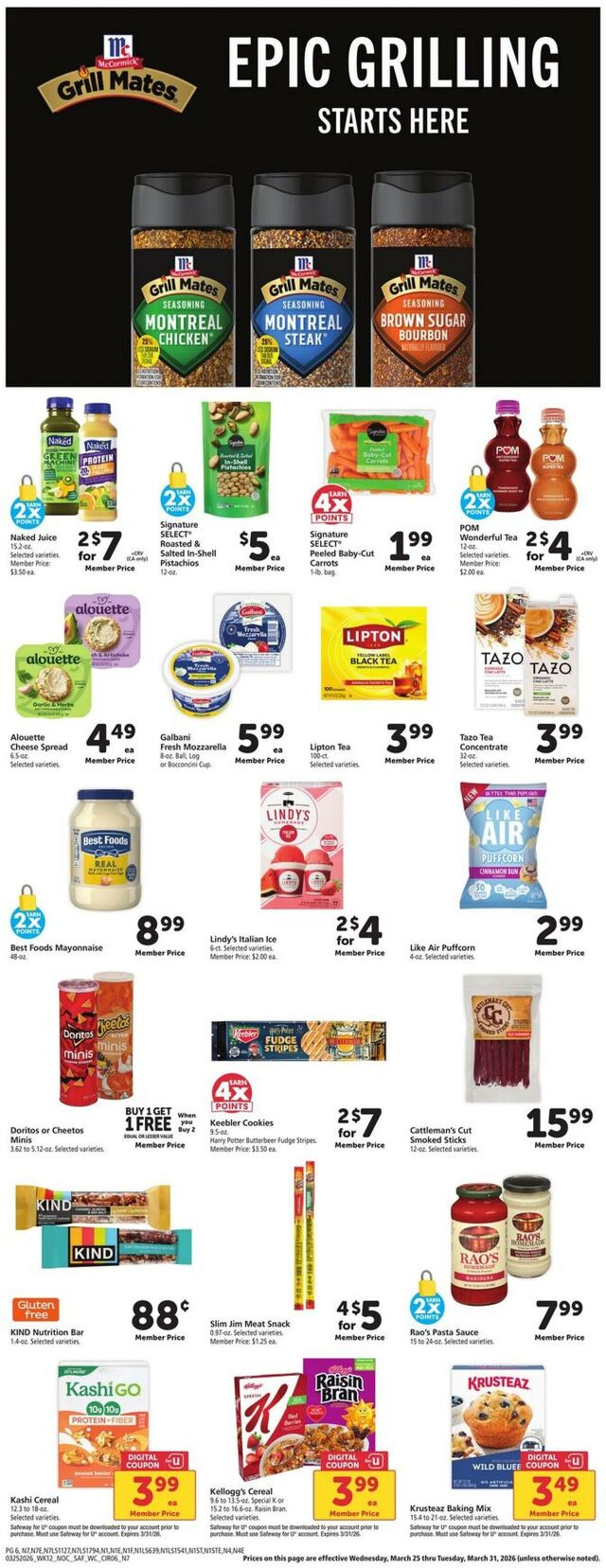 Catalogue Safeway from 03/25/2026