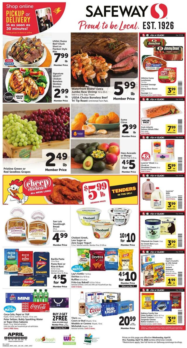 Catalogue Safeway from 04/08/2026