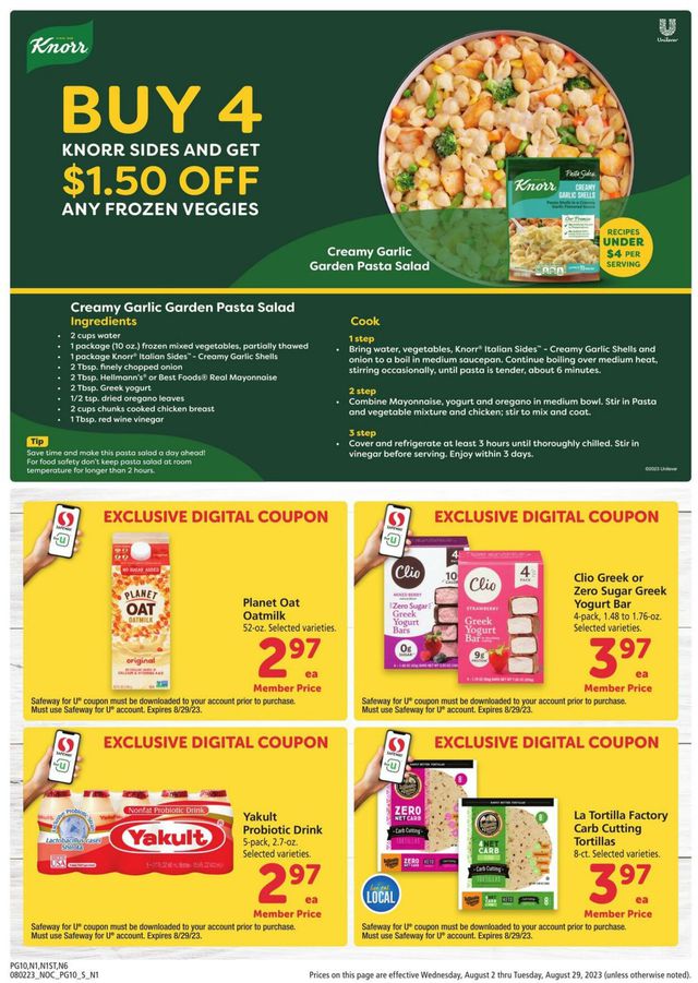 Catalogue Safeway from 08/02/2023