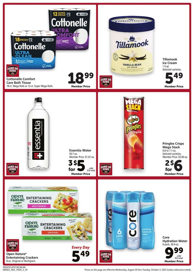 Catalogue Safeway from 08/30/2023