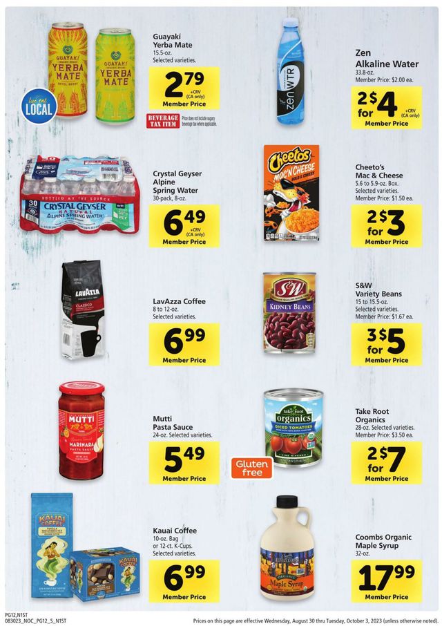 Catalogue Safeway from 08/30/2023
