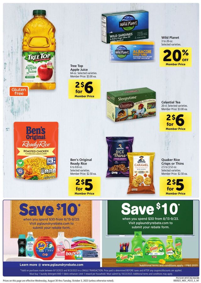 Catalogue Safeway from 08/30/2023