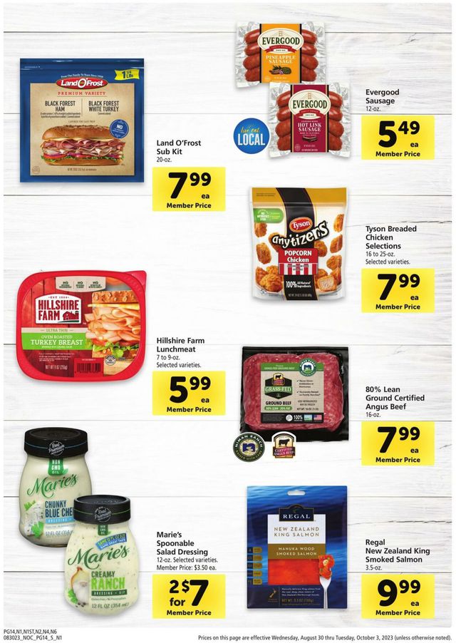 Catalogue Safeway from 08/30/2023