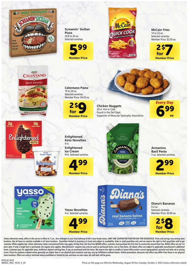 Catalogue Safeway from 08/30/2023