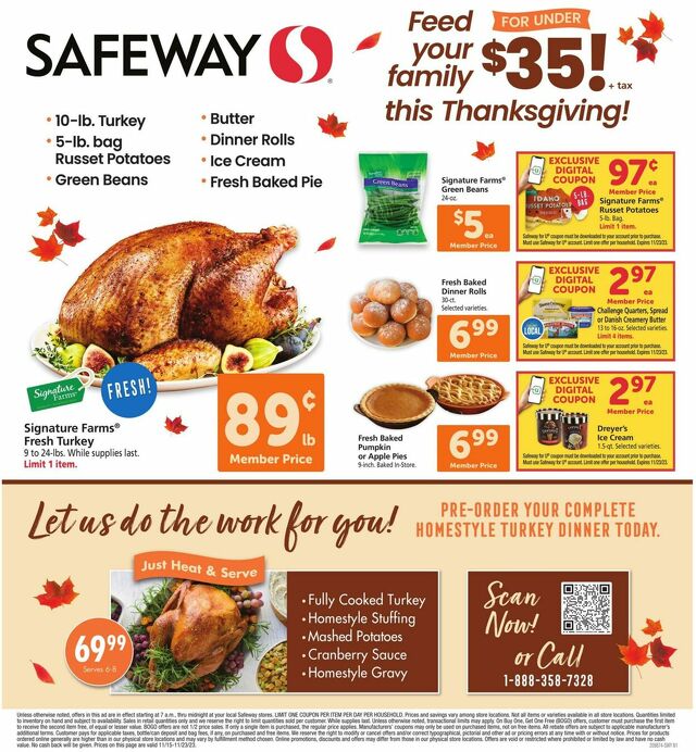 Catalogue Safeway from 11/15/2023