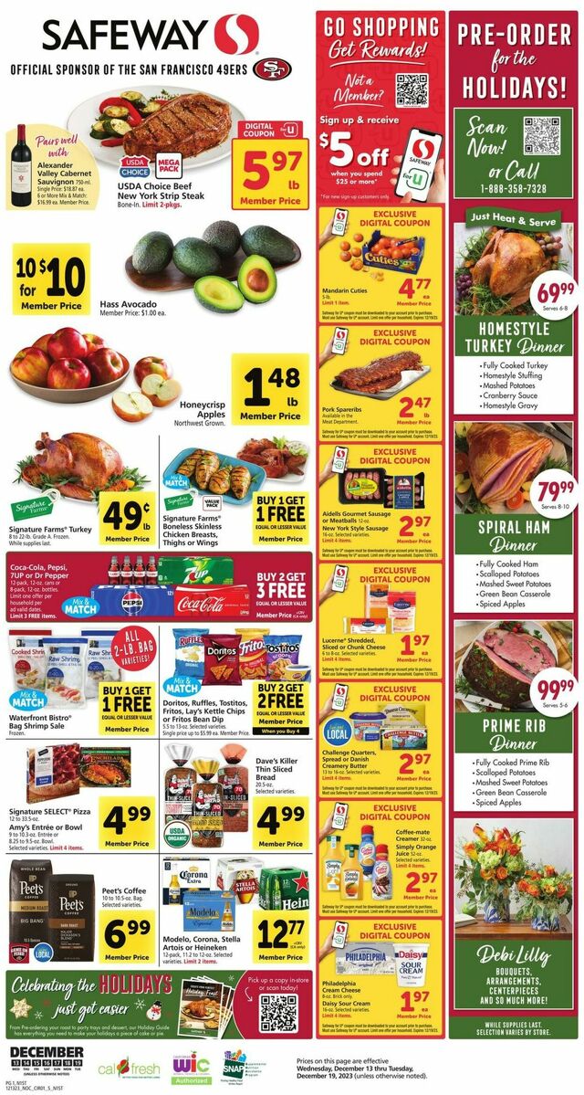 Catalogue Safeway from 12/13/2023