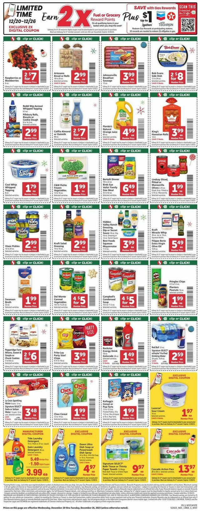 Catalogue Safeway from 12/20/2023