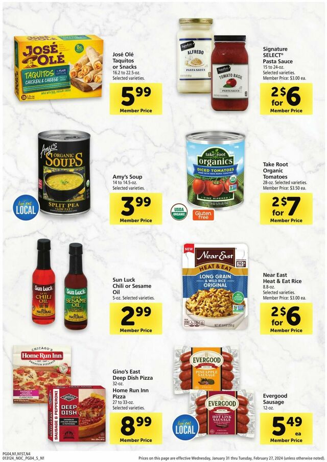 Catalogue Safeway from 01/31/2024