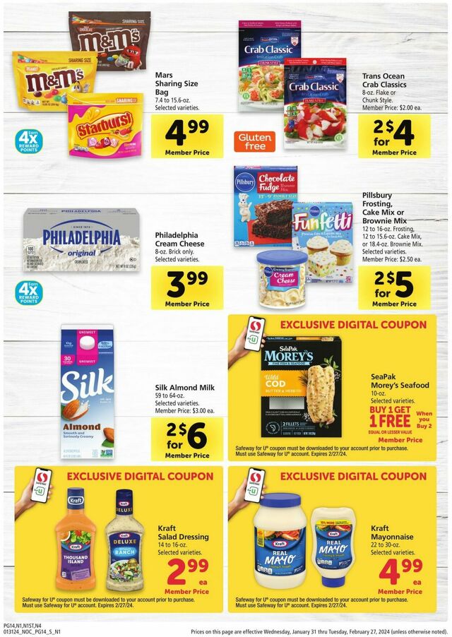 Catalogue Safeway from 01/31/2024