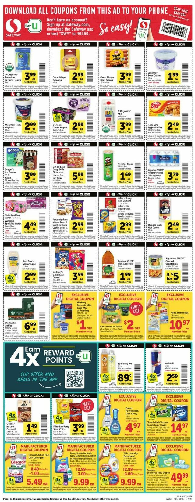 Catalogue Safeway from 02/28/2024