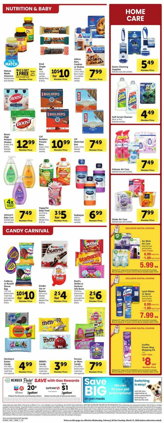 Catalogue Safeway from 02/28/2024