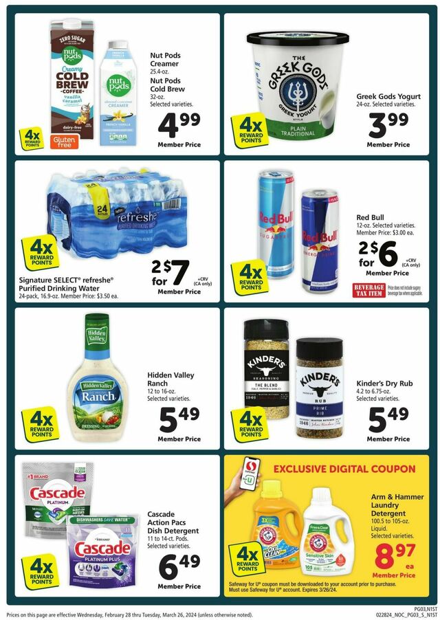 Catalogue Safeway from 02/28/2024