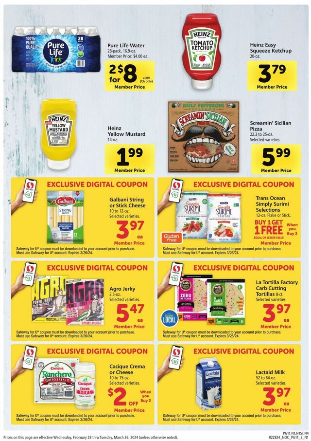 Catalogue Safeway from 02/28/2024