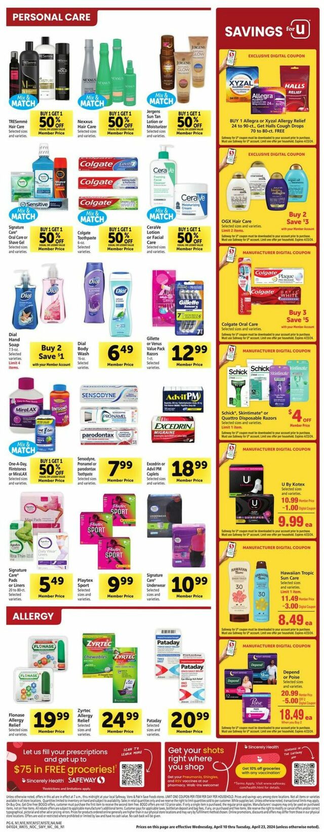 Catalogue Safeway from 04/10/2024