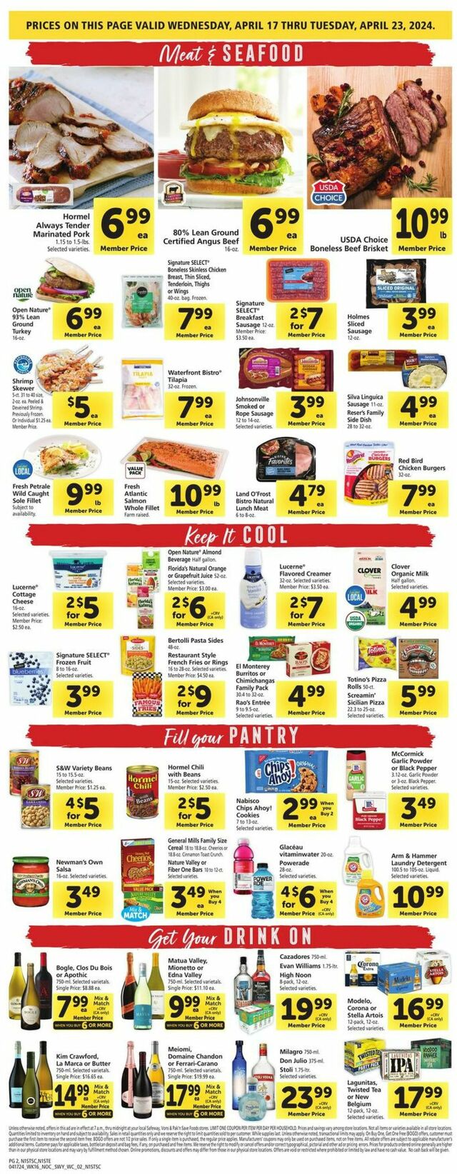 Catalogue Safeway from 04/17/2024