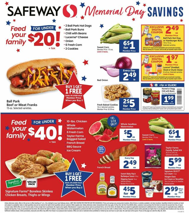 Catalogue Safeway from 05/22/2024