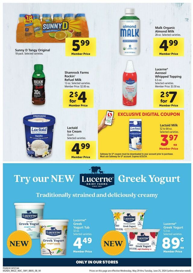 Catalogue Safeway from 05/29/2024