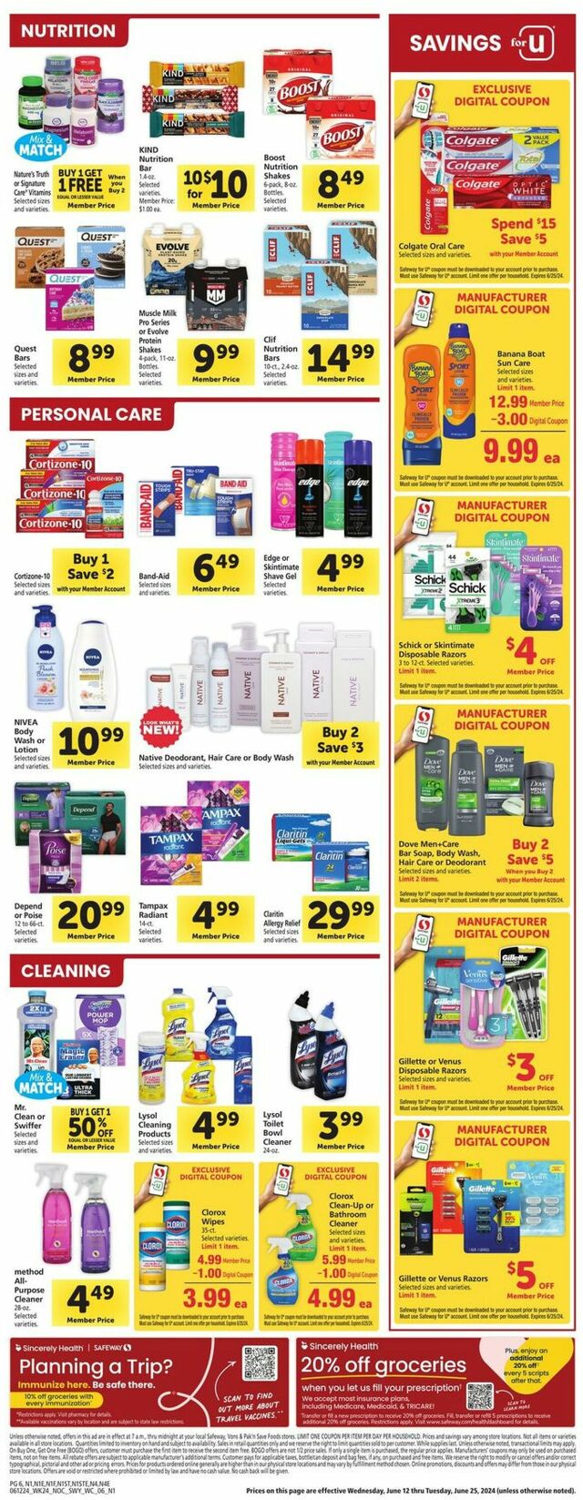 Catalogue Safeway from 06/12/2024