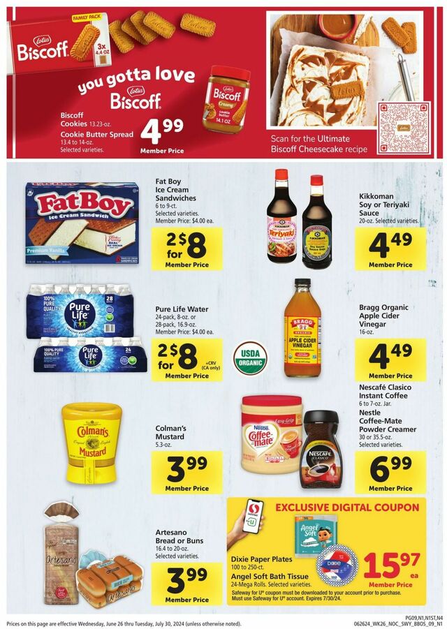 Catalogue Safeway from 06/26/2024
