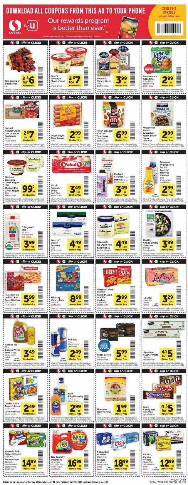 Catalogue Safeway from 07/10/2024