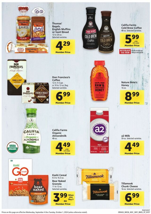 Catalogue Safeway from 09/04/2024