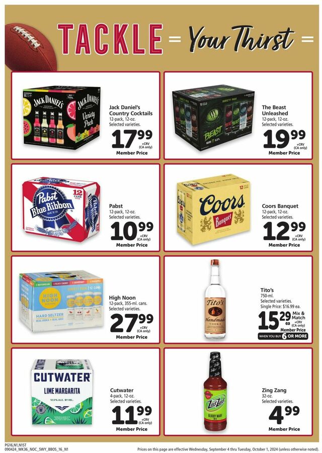 Catalogue Safeway from 09/04/2024