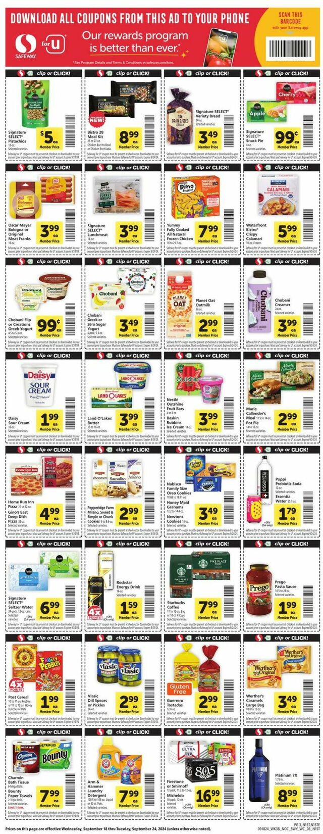 Catalogue Safeway from 09/18/2024