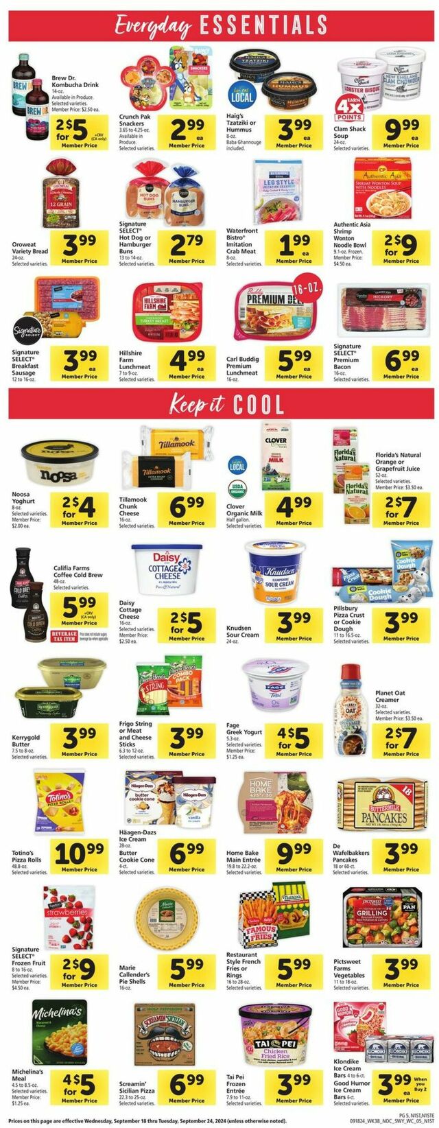 Catalogue Safeway from 09/18/2024