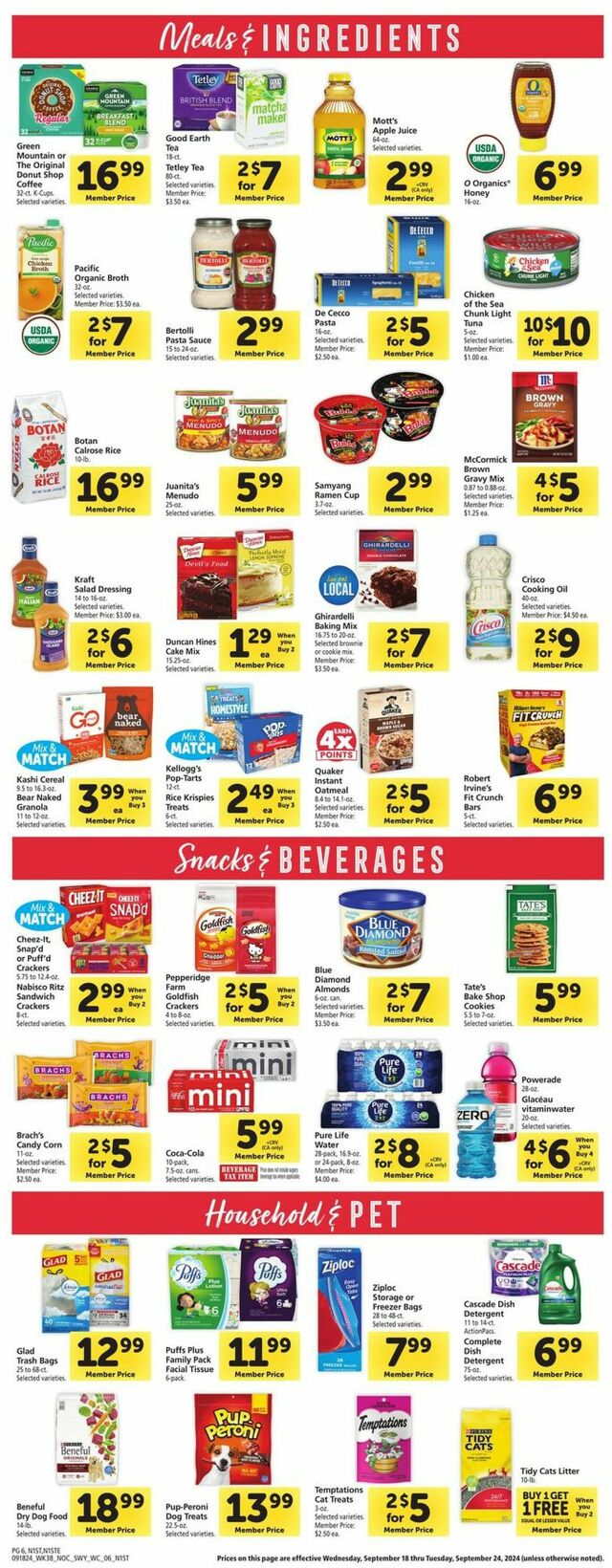 Catalogue Safeway from 09/18/2024