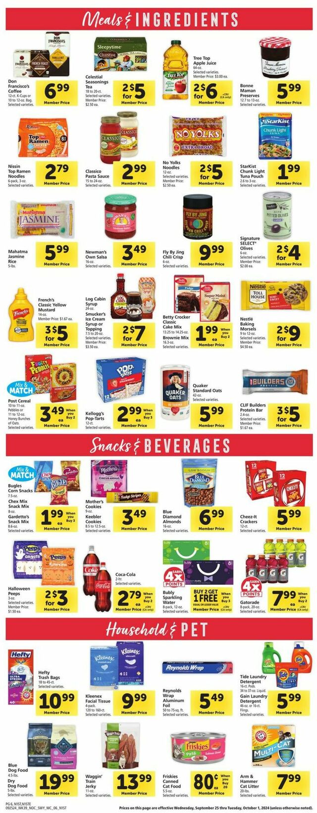 Catalogue Safeway from 09/25/2024