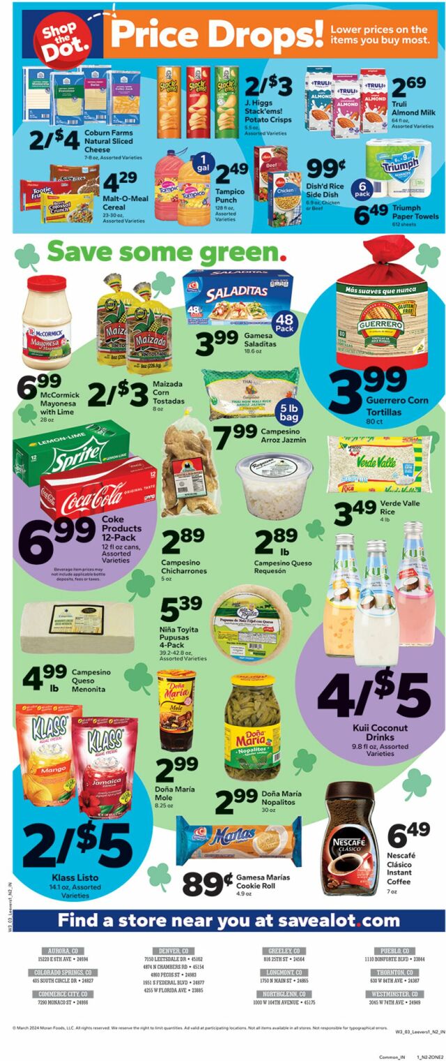 Catalogue Save a Lot - Denver from 03/13/2024