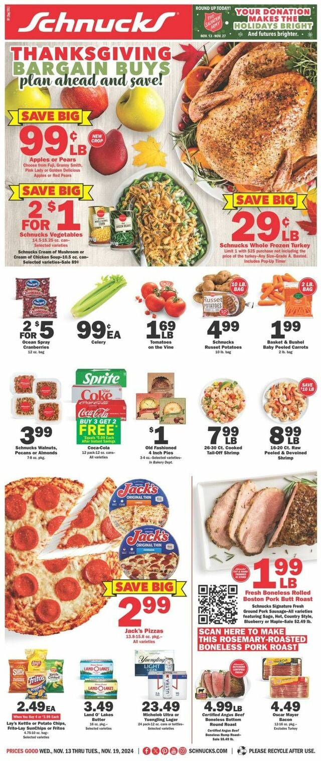 Catalogue Schnucks from 11/13/2024