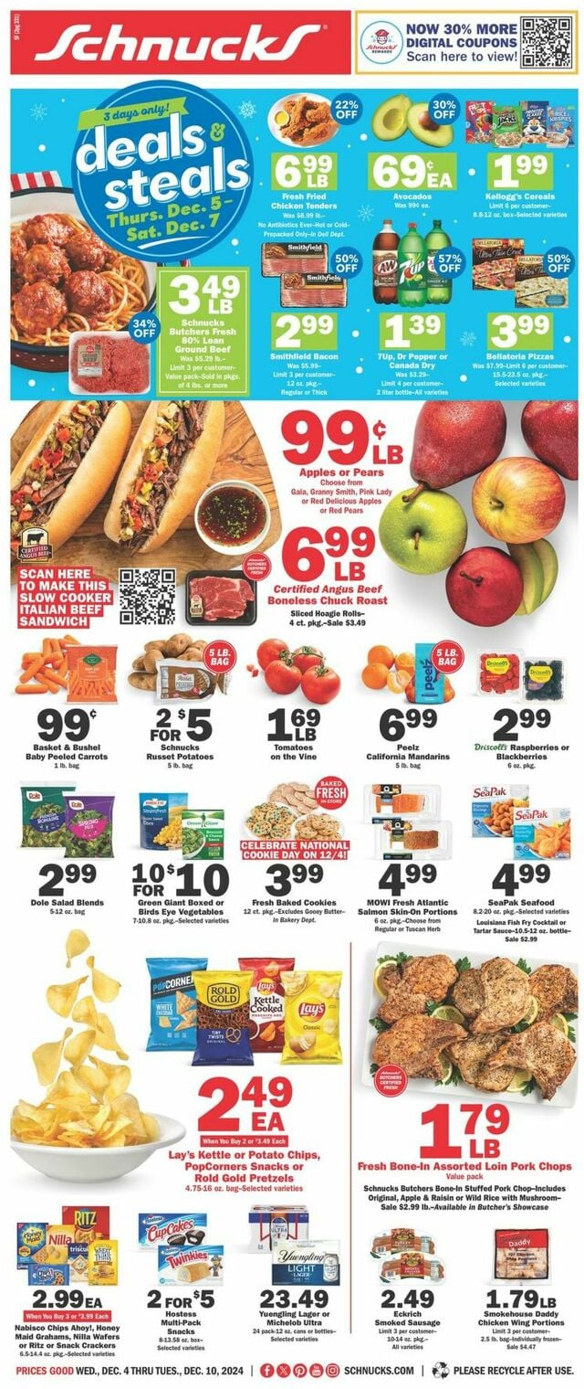 Catalogue Schnucks from 12/04/2024