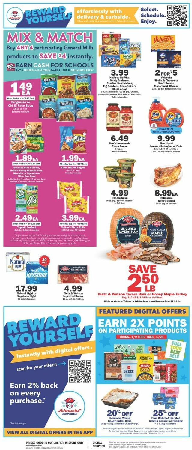 Catalogue Schnucks from 01/02/2025