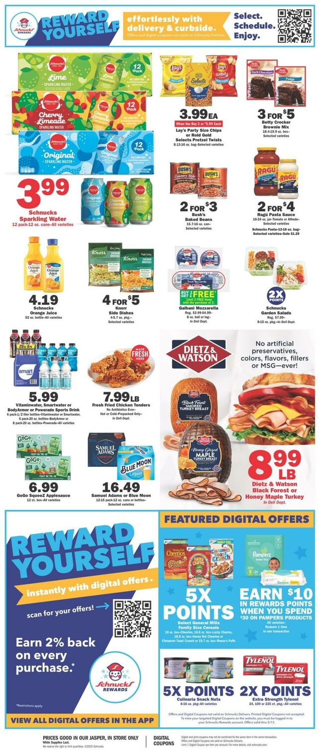 Catalogue Schnucks from 05/07/2025
