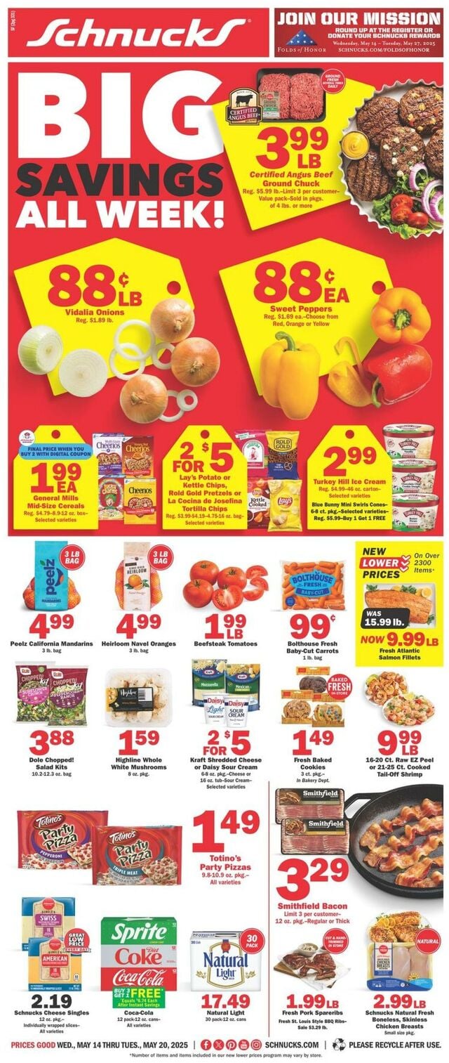Catalogue Schnucks from 05/14/2025