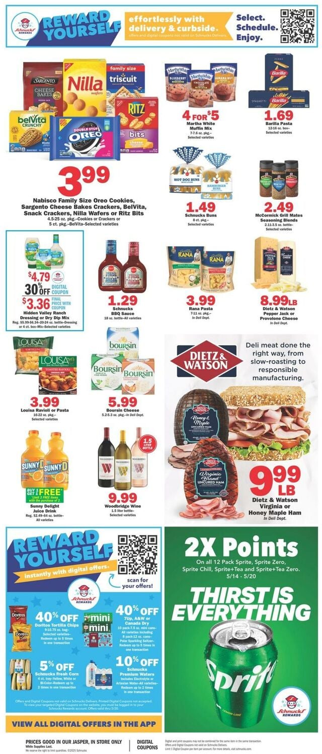 Catalogue Schnucks from 05/14/2025