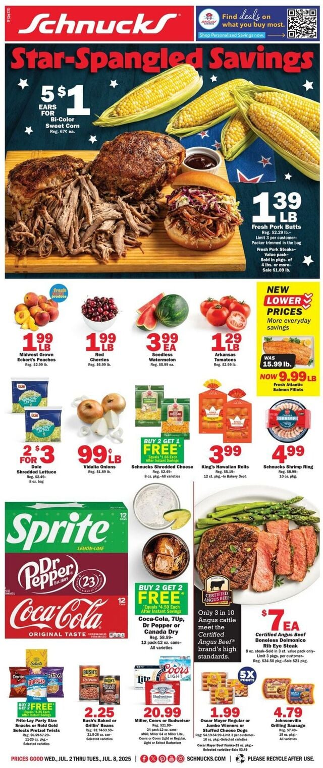 Catalogue Schnucks from 07/02/2025