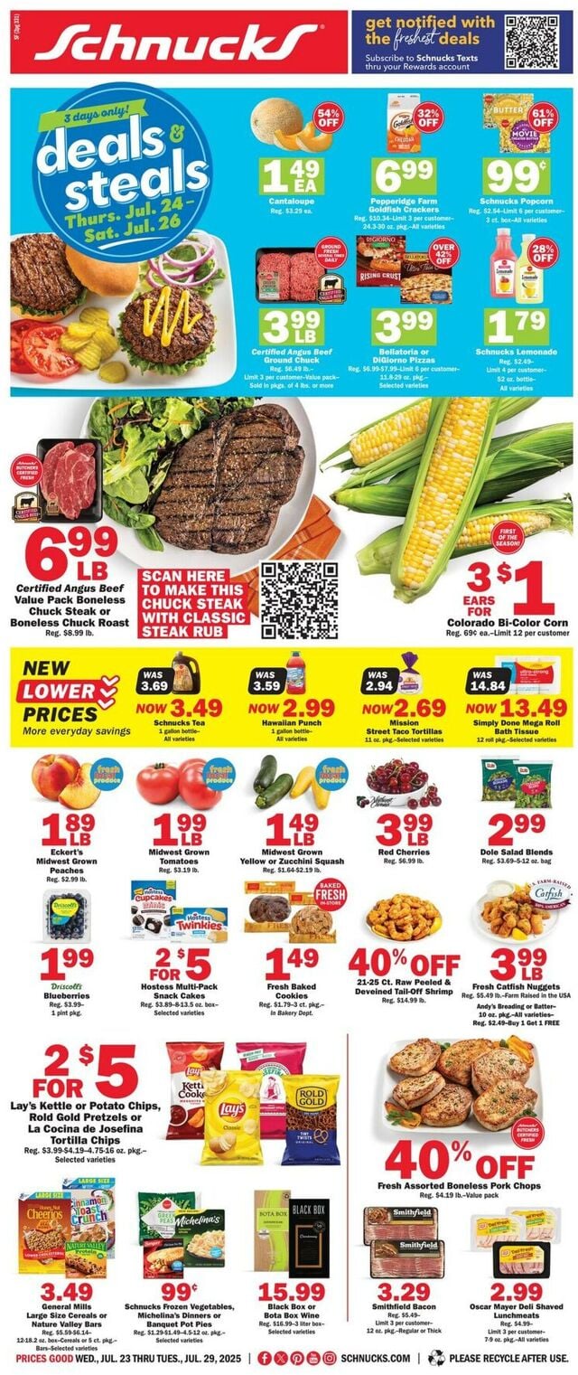 Catalogue Schnucks from 07/23/2025