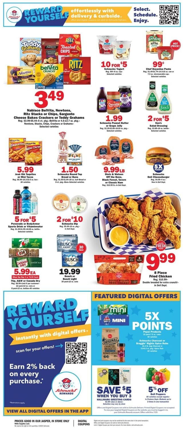 Catalogue Schnucks from 07/23/2025