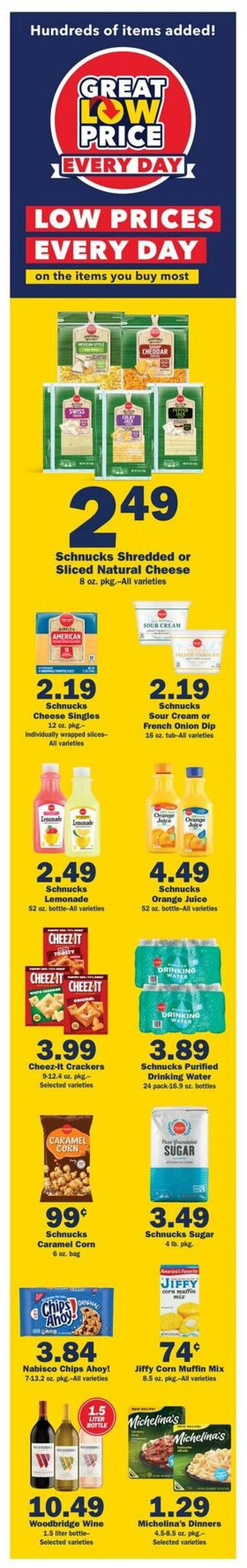 Catalogue Schnucks from 07/30/2025