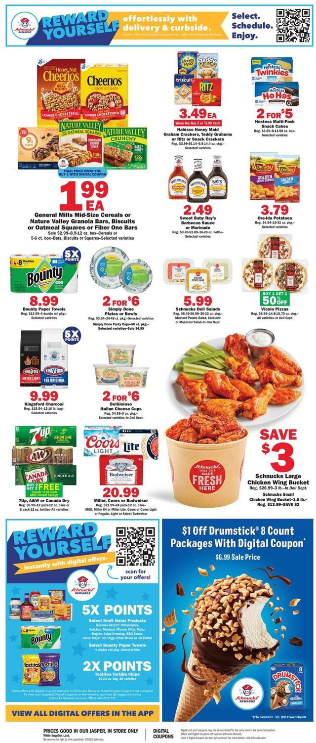 Catalogue Schnucks from 08/27/2025