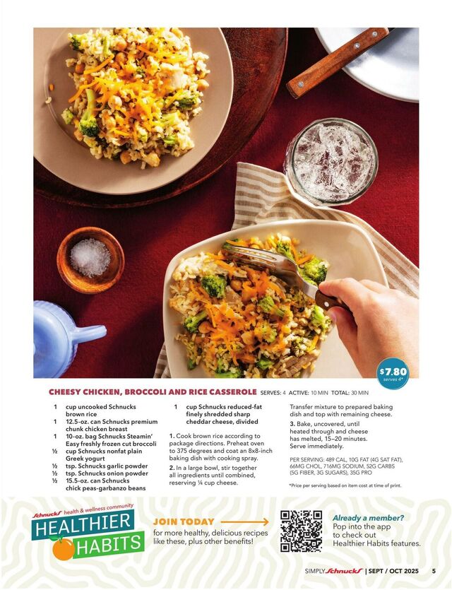 Catalogue Schnucks from 09/01/2025