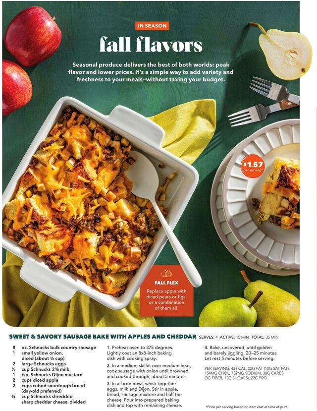 Catalogue Schnucks from 09/01/2025