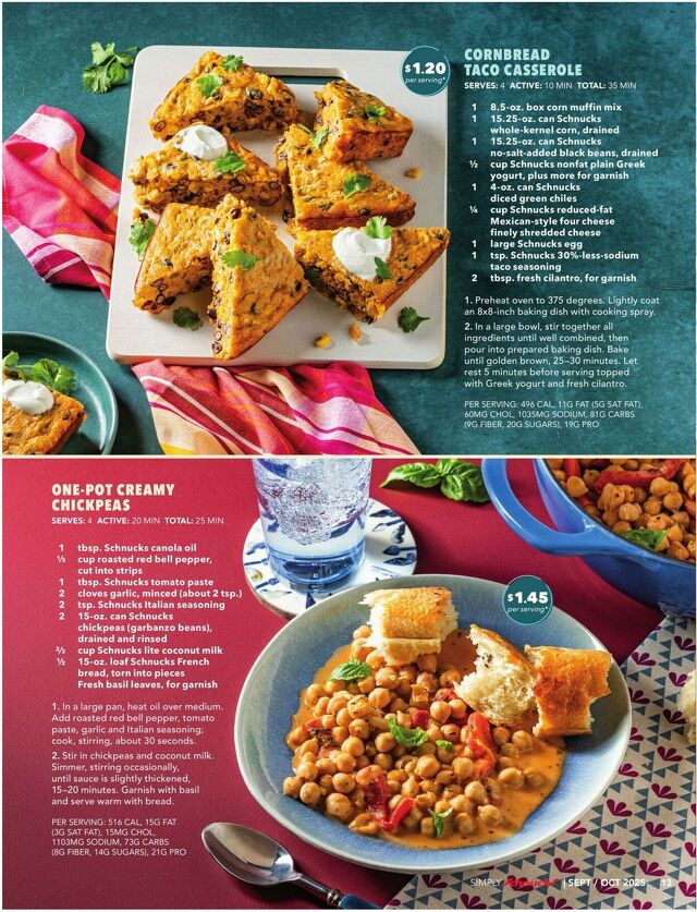 Catalogue Schnucks from 09/01/2025