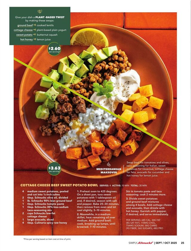 Catalogue Schnucks from 09/01/2025