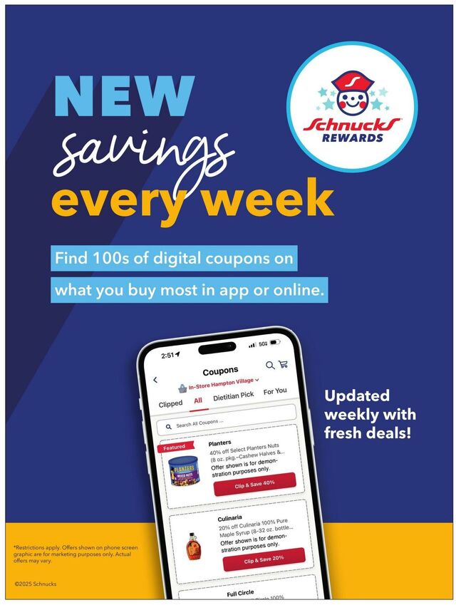 Catalogue Schnucks from 09/01/2025