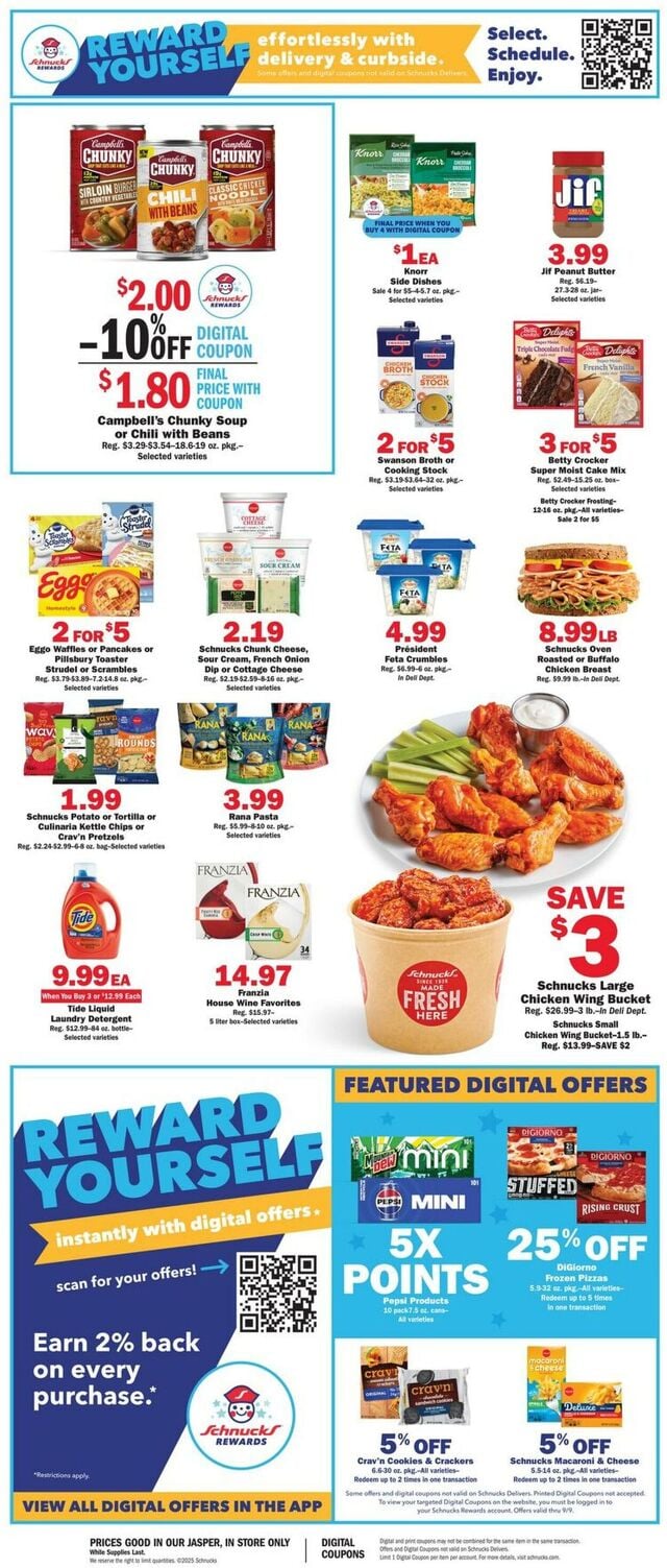 Catalogue Schnucks from 09/03/2025