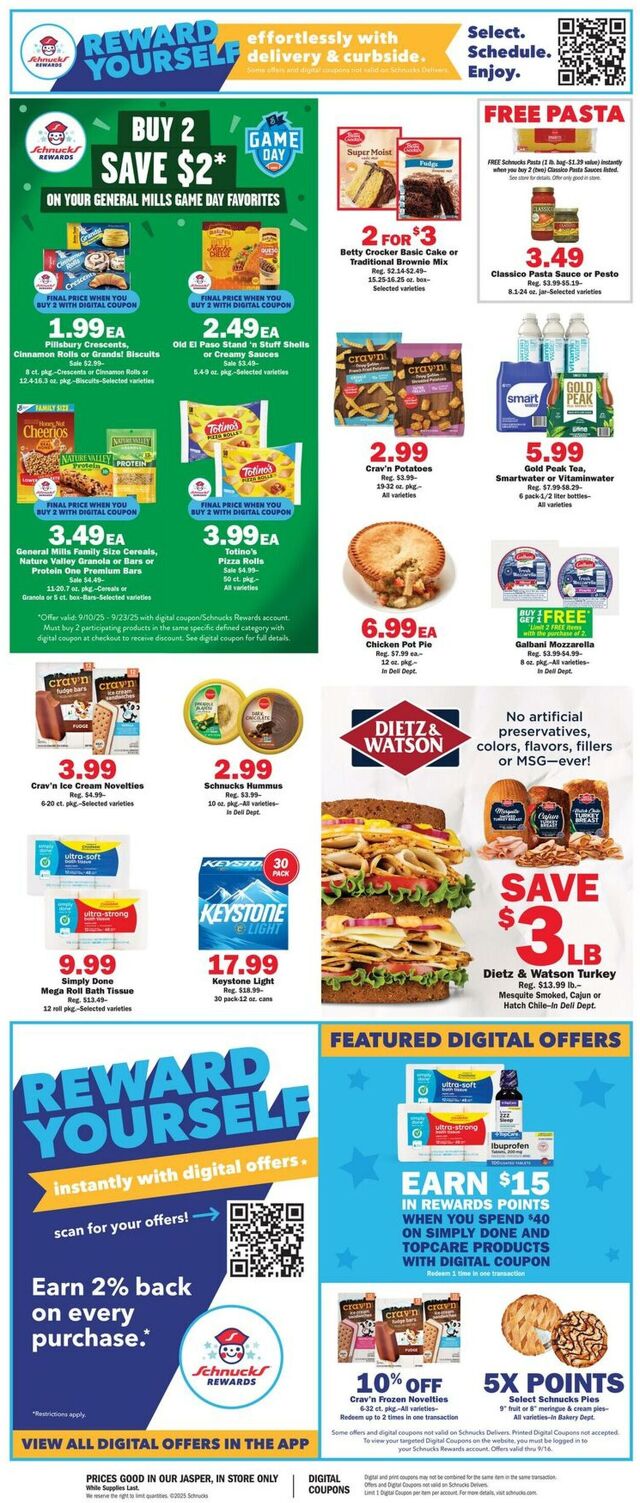 Catalogue Schnucks from 09/10/2025