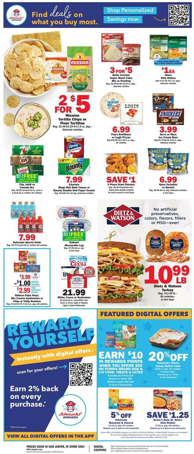 Catalogue Schnucks from 09/24/2025